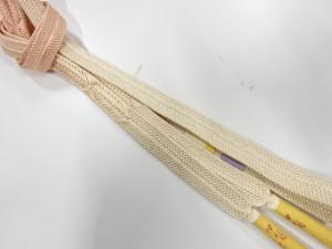 未使用品　正絹　手組帯締め